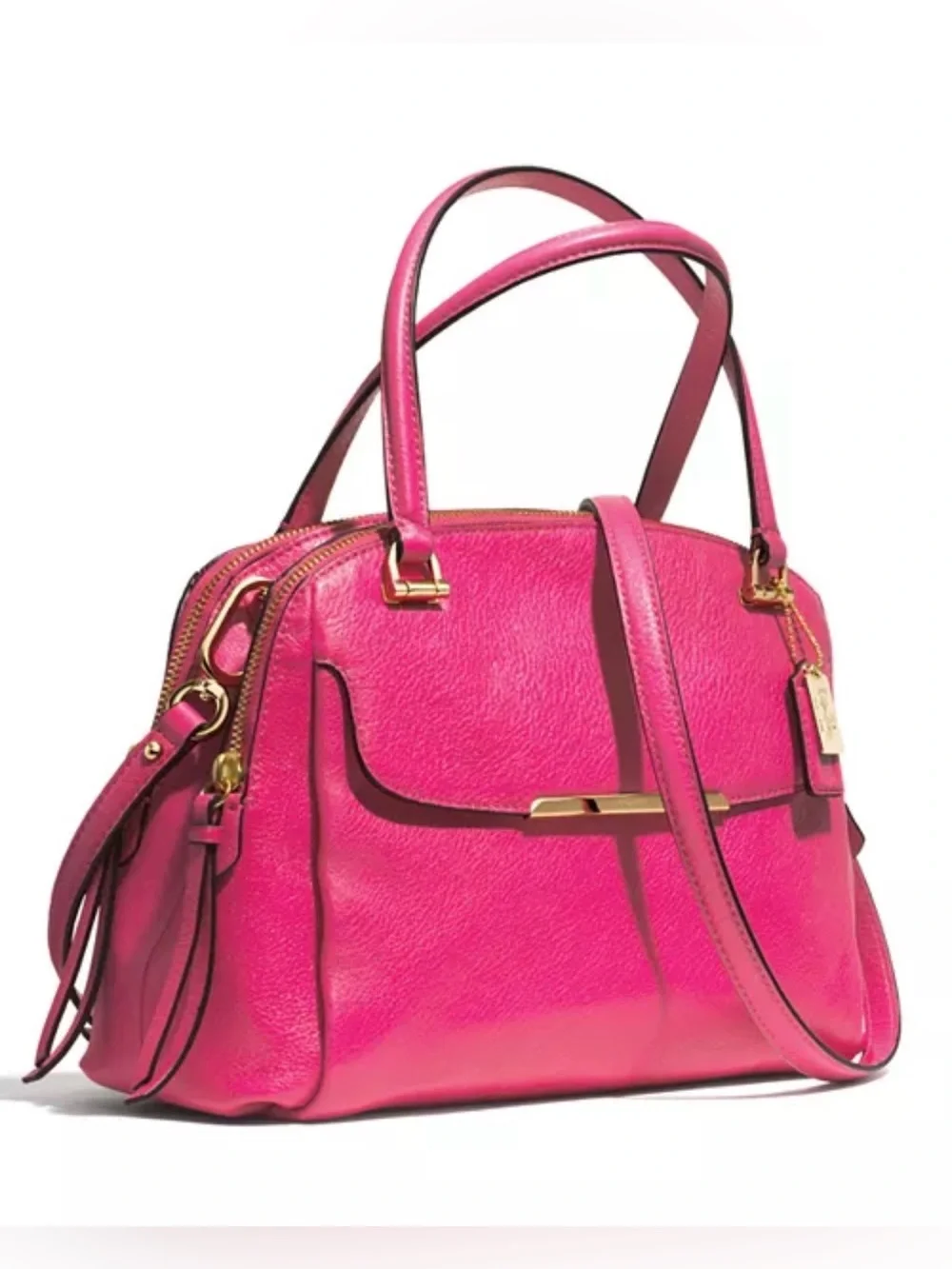 COACH Madison Small Georgie Satchel in Leather - EUC